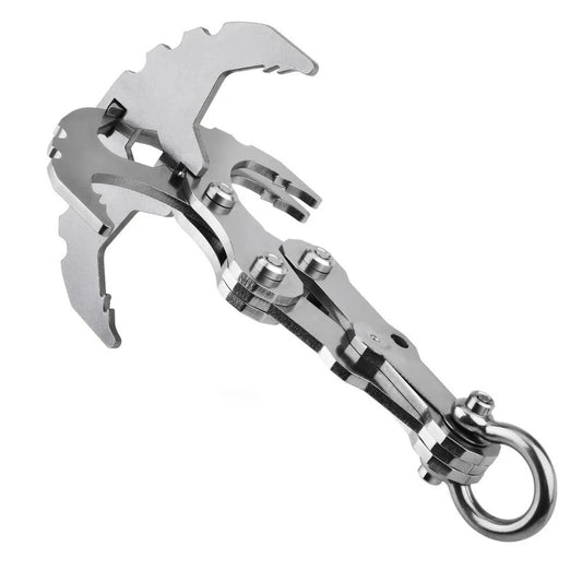 Folding Stainless Steel Grappling Hook – Outdoor Survival Tool