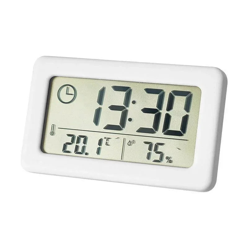 LCD Electronic Clock with Thermometer (5 colours available)