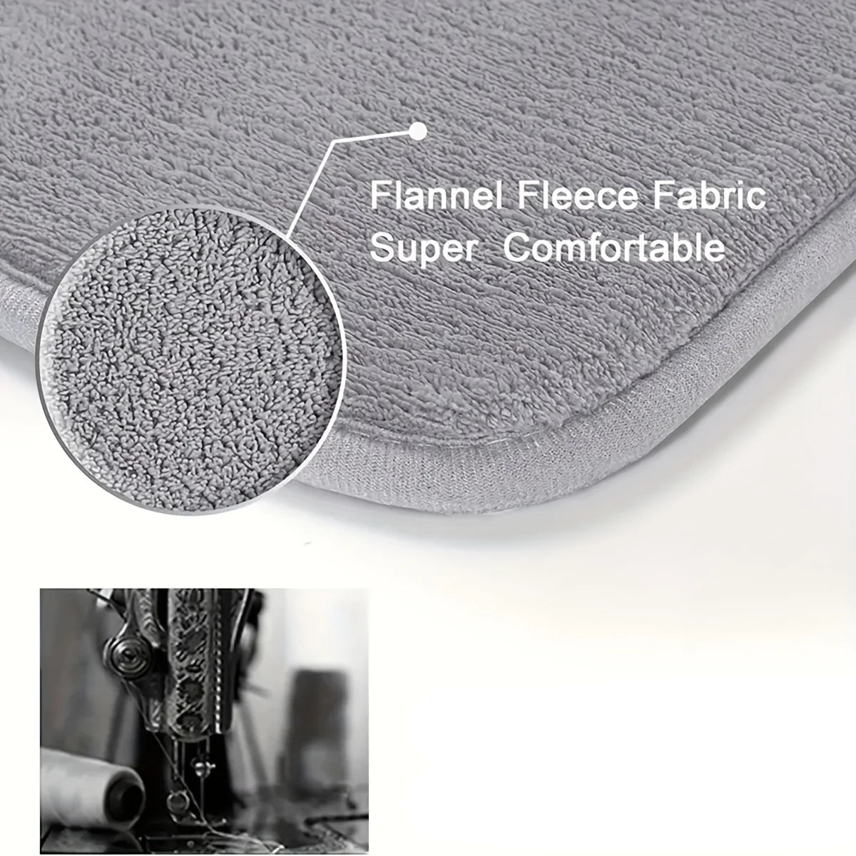 L-Shaped Embossed Bathroom Mat – Thick, Absorbent, Non-Slip (5 colours available)