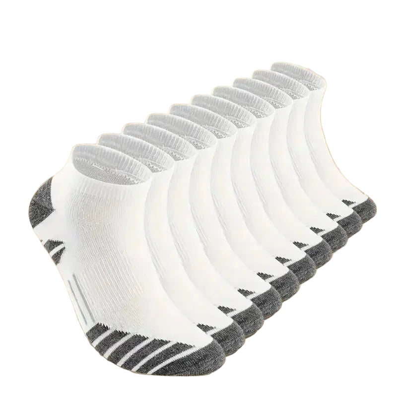 Athletic Ankle Socks – Cushioned Cotton, 1/10/20 Pairs (Unisex)