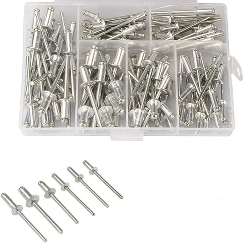 Heavy Duty Rivet Puller Set – Pop Riveter & Assorted Rivets Kit