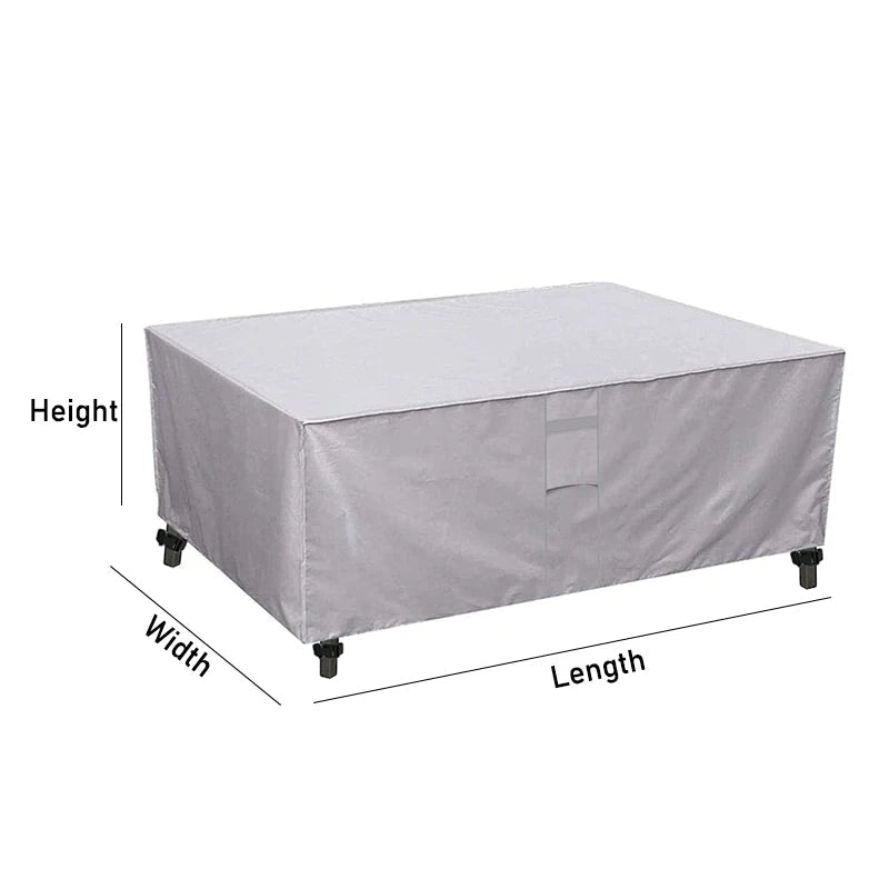 Heavy-Duty Outdoor Garden Furniture Cover – Waterproof, Windproof, Anti-UV Protection (various sizes available)