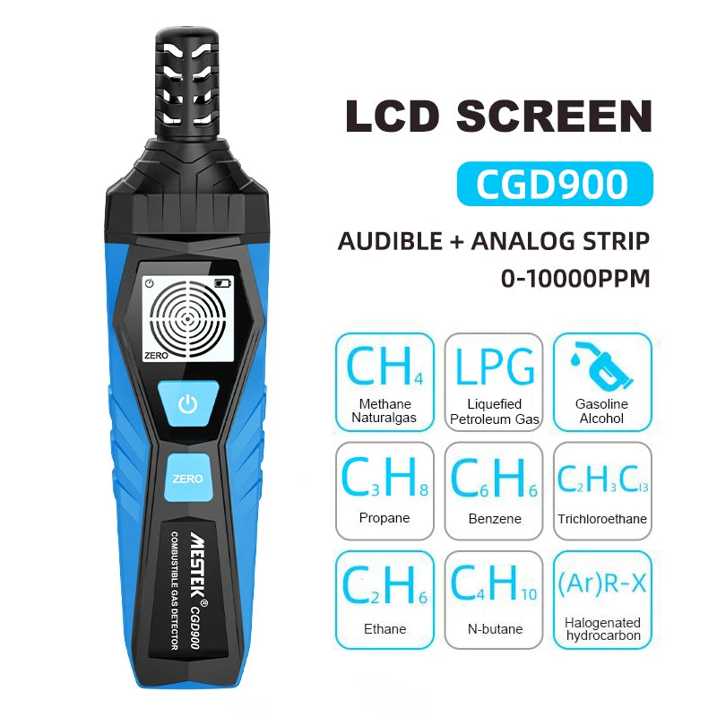 Gas Leak Detector 0–50000PPM