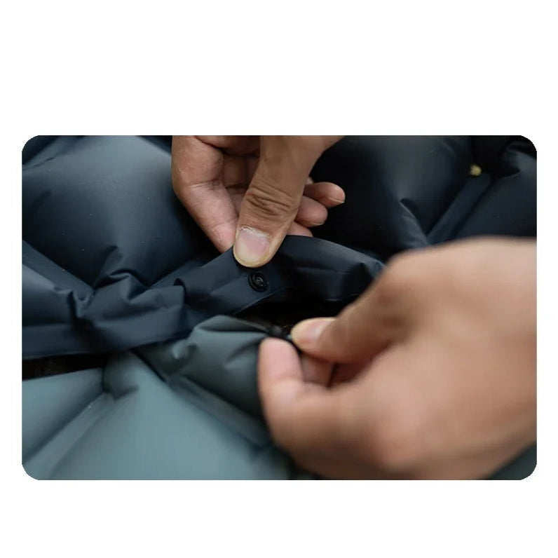 Inflatable Camping Mat with Pillow – Self-Inflating Mattress