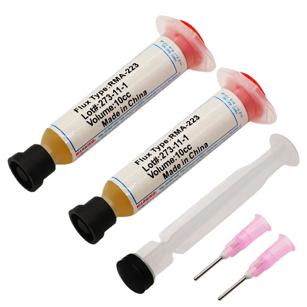 10cc RMA-223 Soldering Flux Paste with Needle (different quantities available)