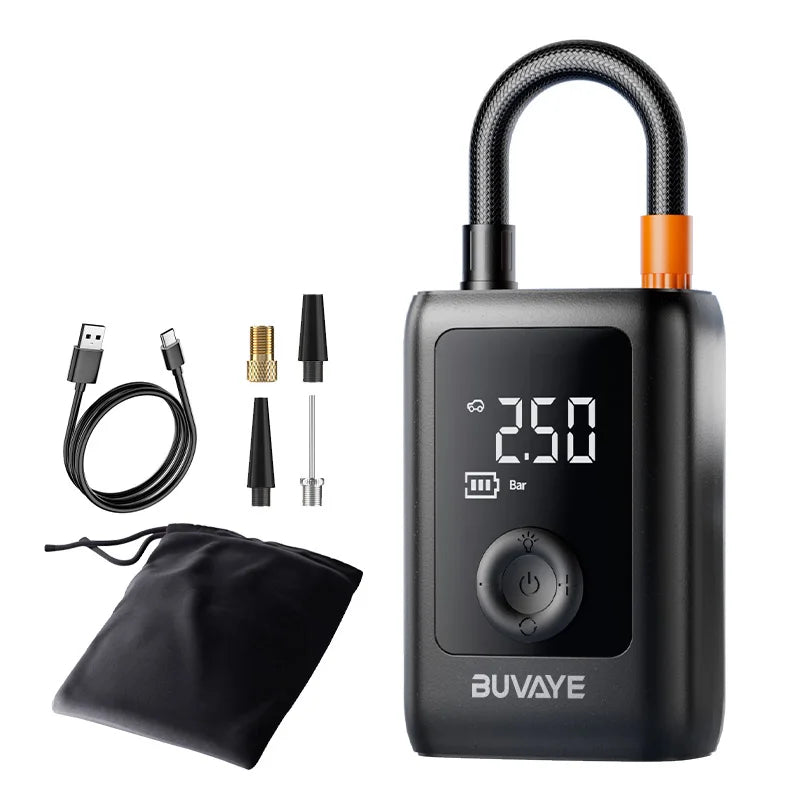 Portable Wireless Air Compressor For Tyre Inflation