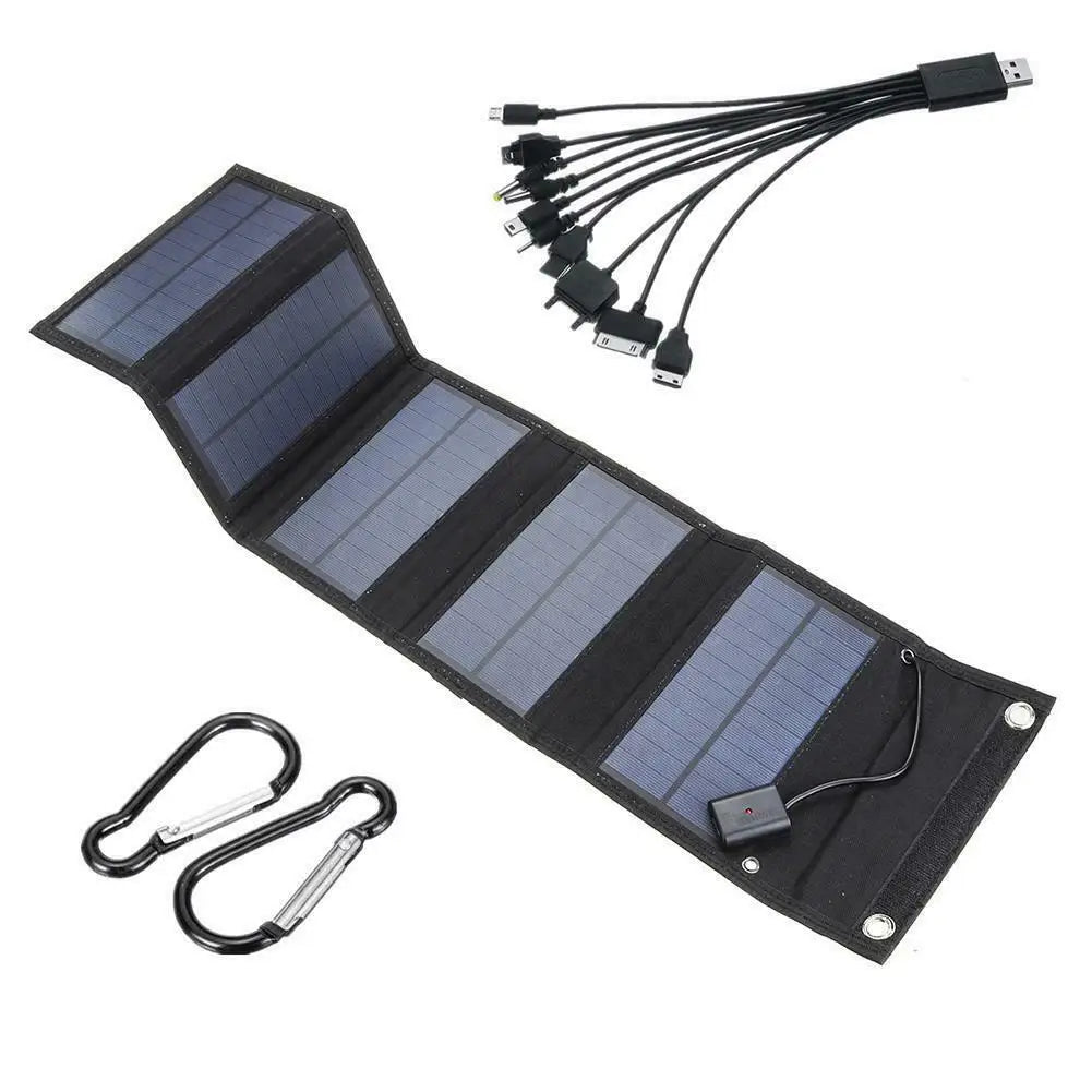 Foldable Solar Panel (12W & 5V)