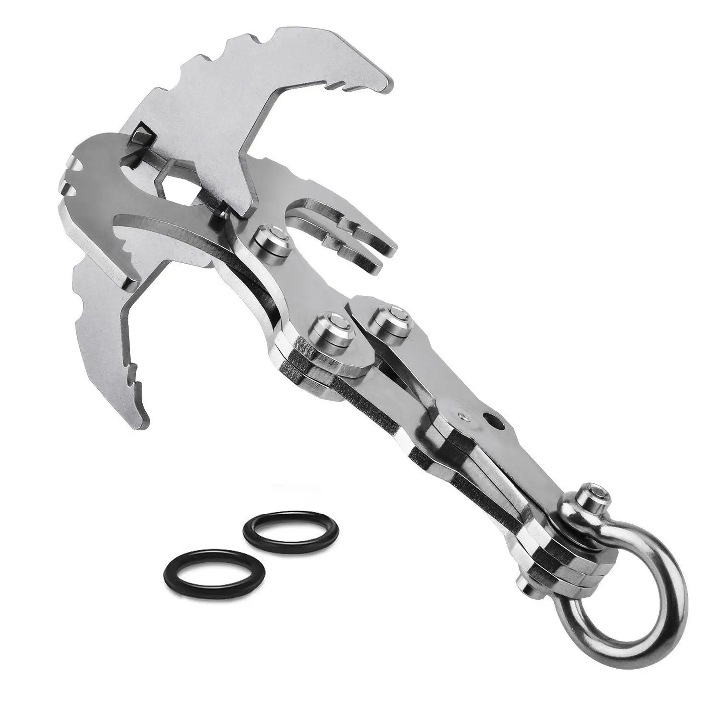 Folding Stainless Steel Grappling Hook – Outdoor Survival Tool