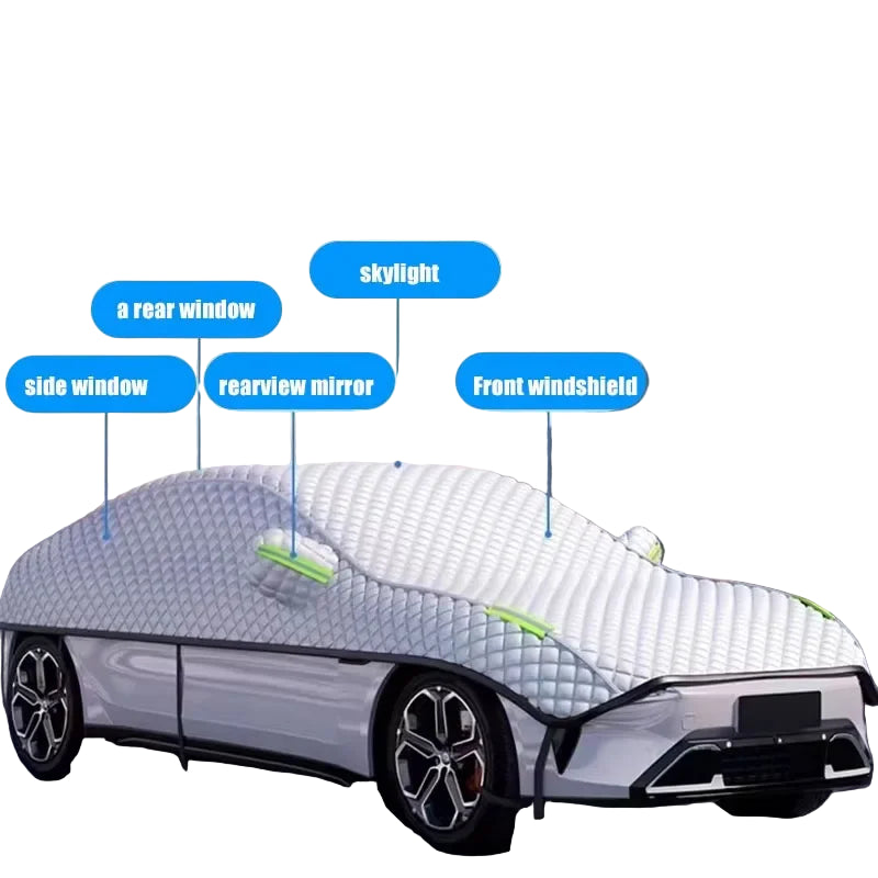Car Cover Outdoor Waterproof All-Season Sunshade & Hail Protection (4 types available)
