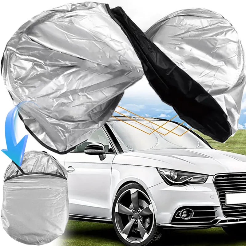 Folding Car Windshield Sunshade Anti-UV Visor (2 sizes available)