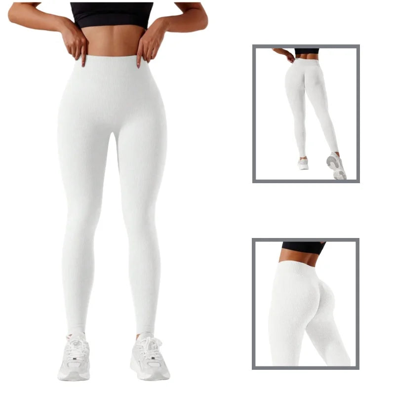 Women’s High-Waisted Seamless Leggings (3 colours and sizes available)