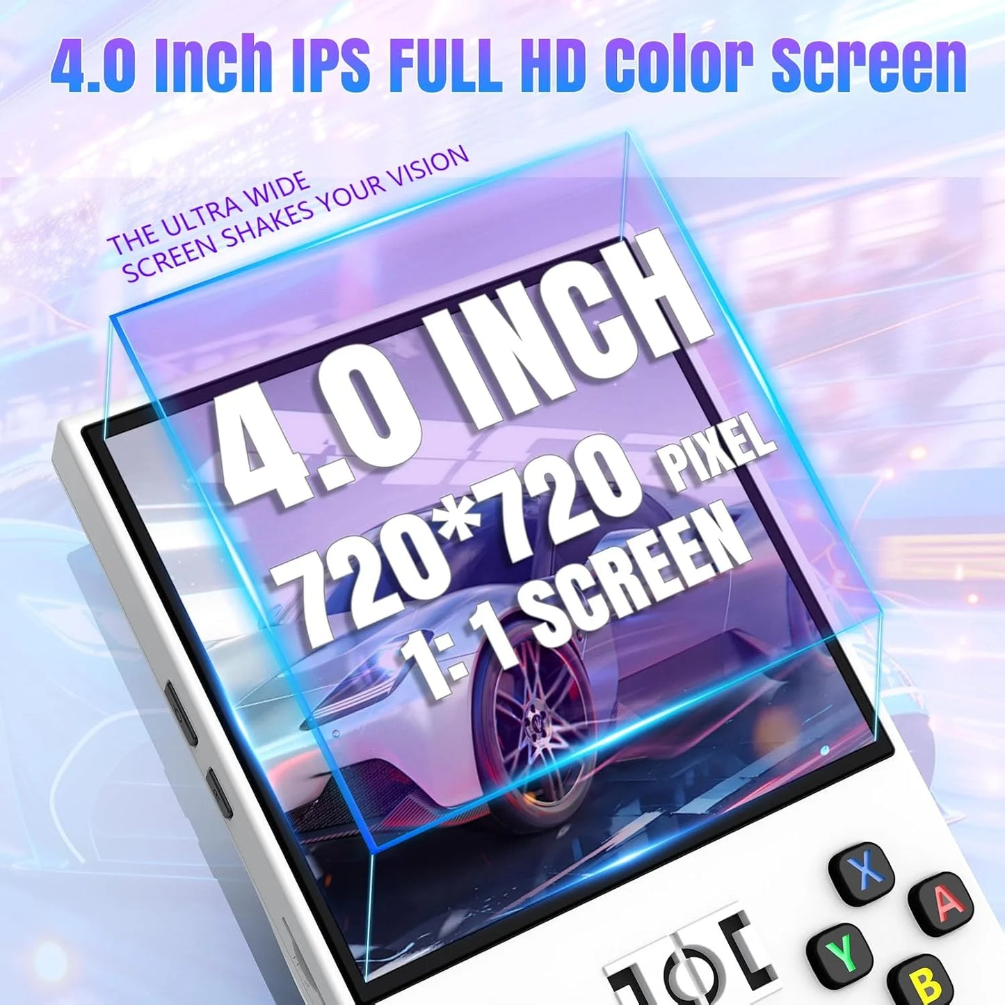 Handheld Console – Linux, 4.0" IPS Screen, 64GB/128GB