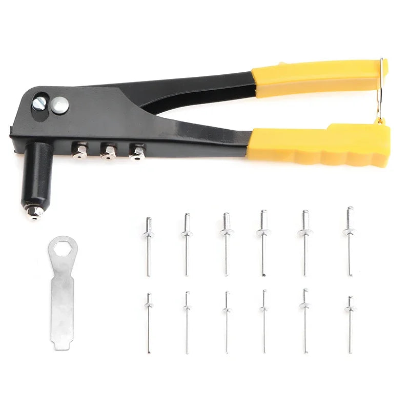 Heavy Duty Rivet Puller Set – Pop Riveter & Assorted Rivets Kit