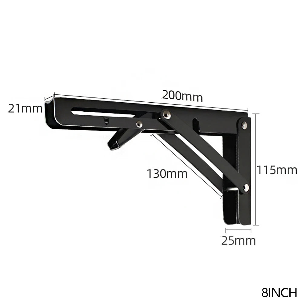 Black Folding Table Brackets for RV & Camper (2PCS)