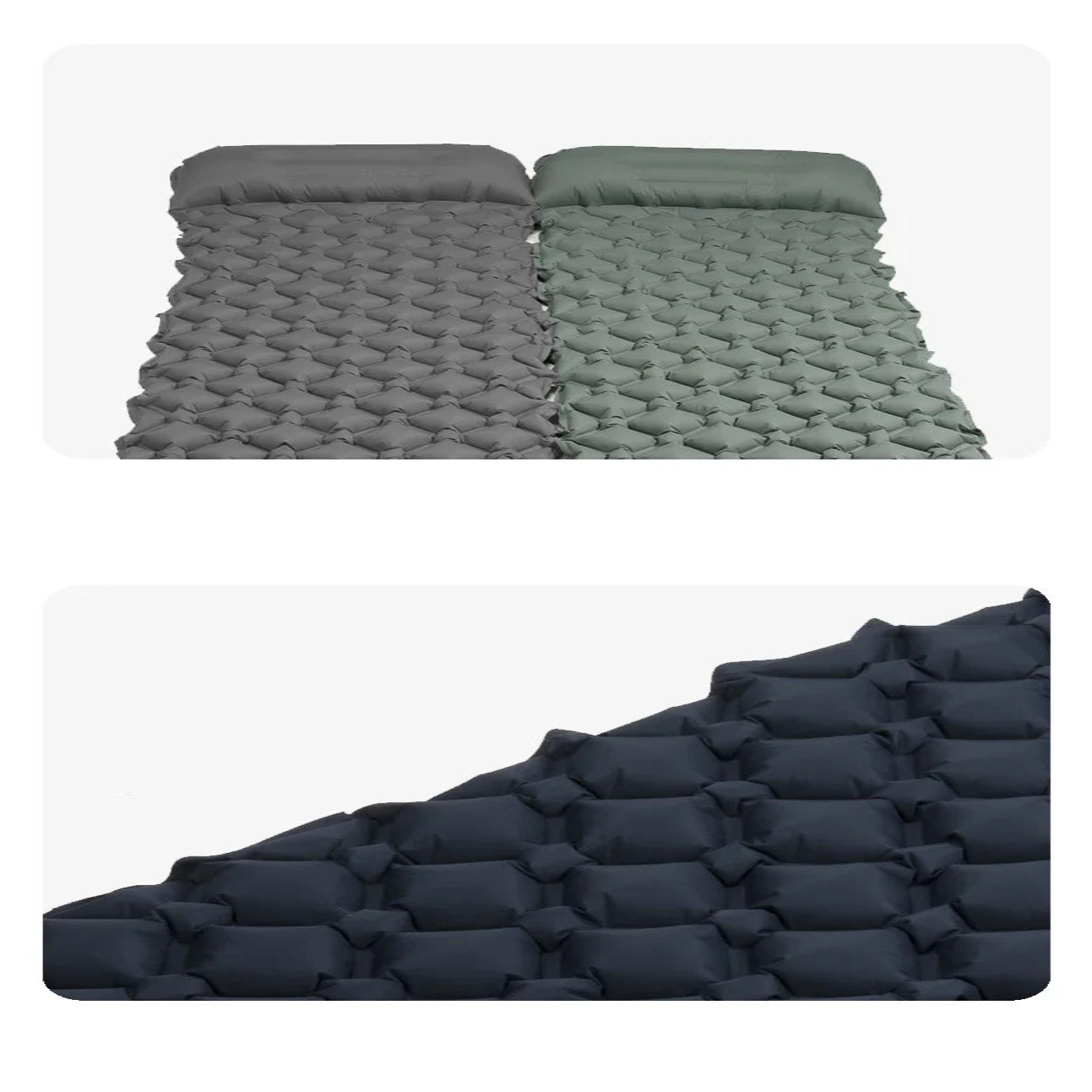 Inflatable Camping Mat with Pillow – Self-Inflating Mattress