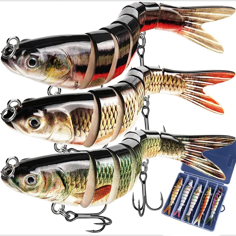 Multi-Jointed Bionic Fishing Lure 10cm/12.4g – 1/3/5pcs