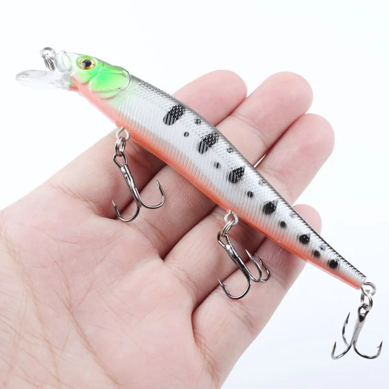 Bionic Hard Fishing Lure with 3D Eyes (11.5cm/14g) – 5/10pcs
