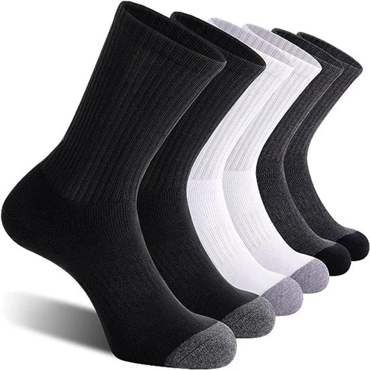 10 Pairs Plus Size Men's Athletic Socks (3 colours available)
