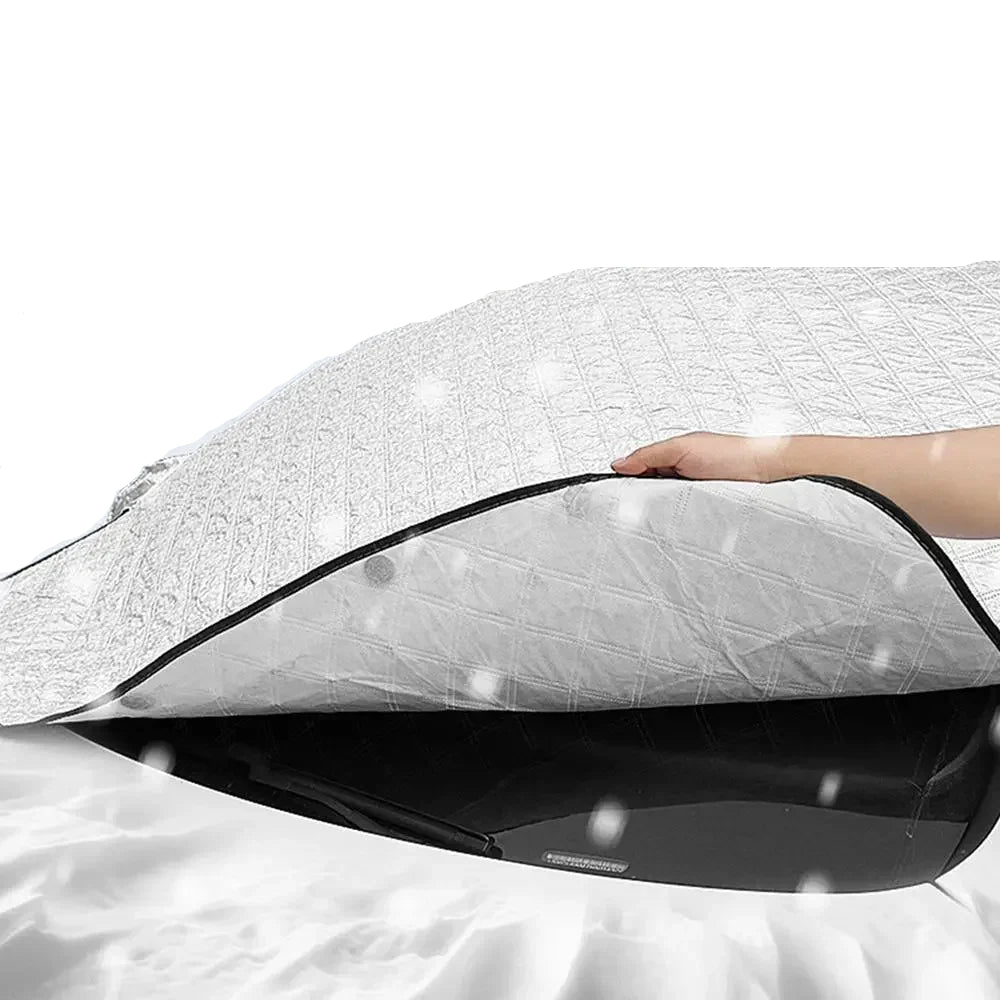 Car Windshield Snow & Ice Protector – Front/Rear Winter / Sunshade Cover