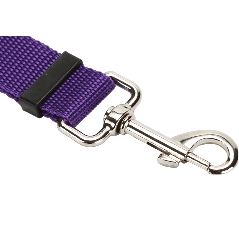 Vehcile Belt & Adjustable Nylon Leash for Dogs (7 colors available)