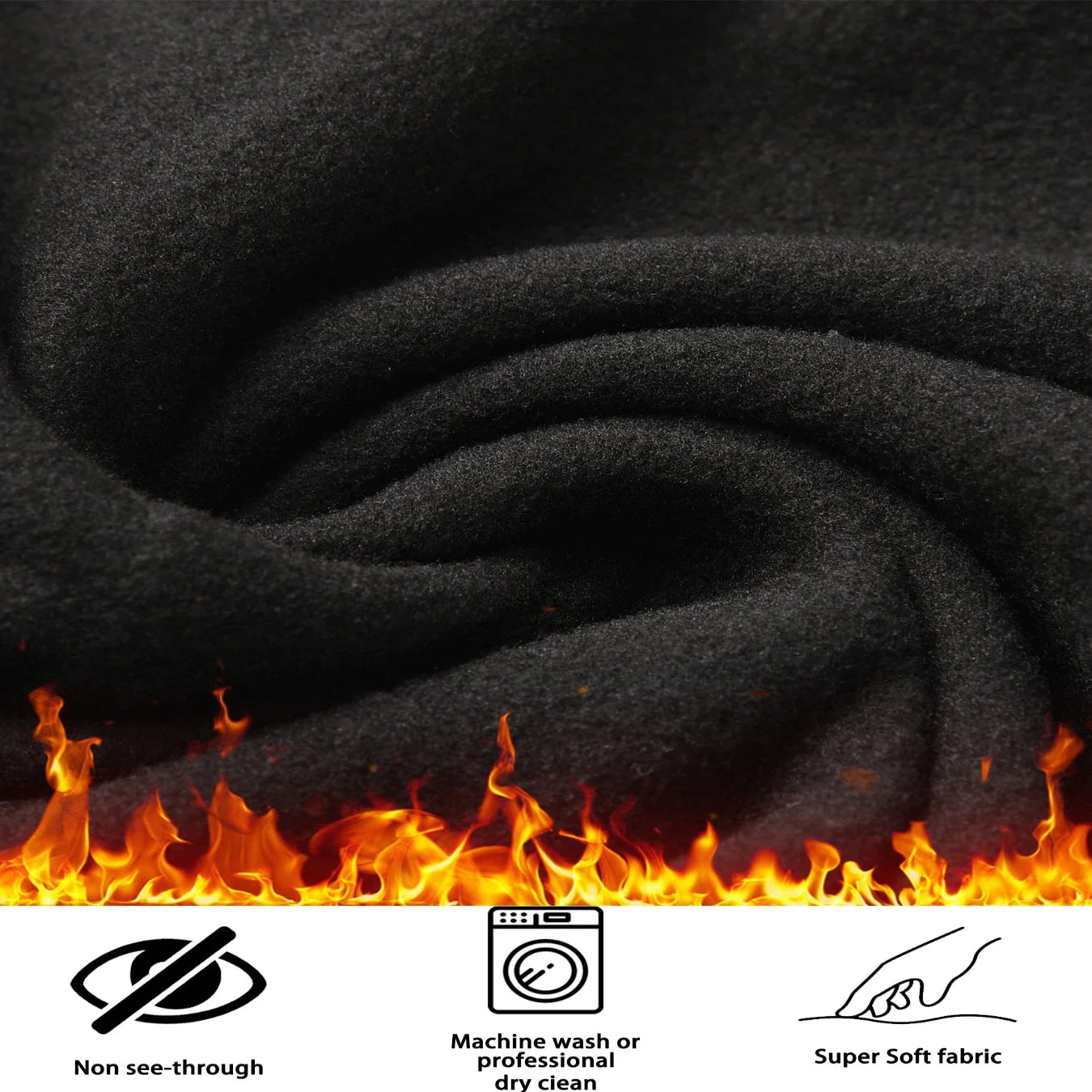 Women's Fleece-Lined Thermal Leggings – High-Waisted (5-Pack)