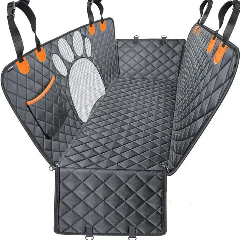 Waterproof Dog Car Hammock with Mesh Window