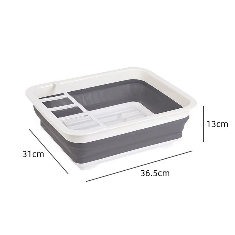 Foldable Dish Rack & Sink for RV, Camper & Boat