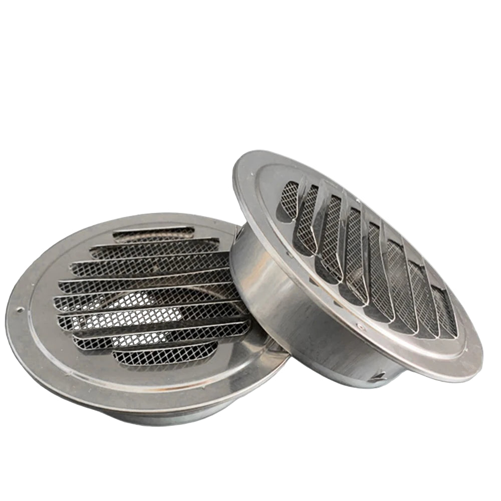 Stainless Steel 100mm RV Exterior Air Vent Grille