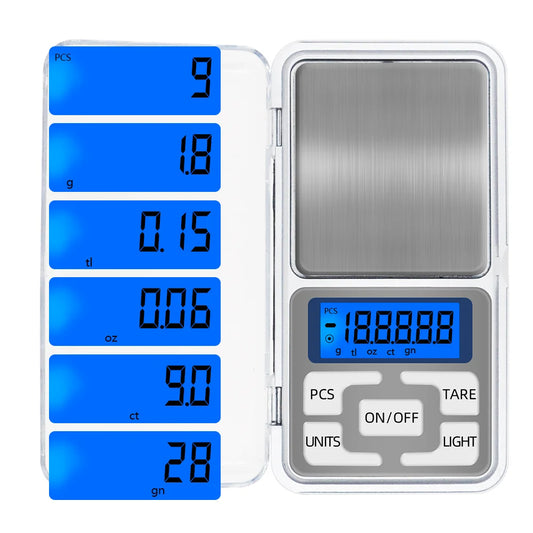 High Precision Digital Pocket Scale (6 sizes available)