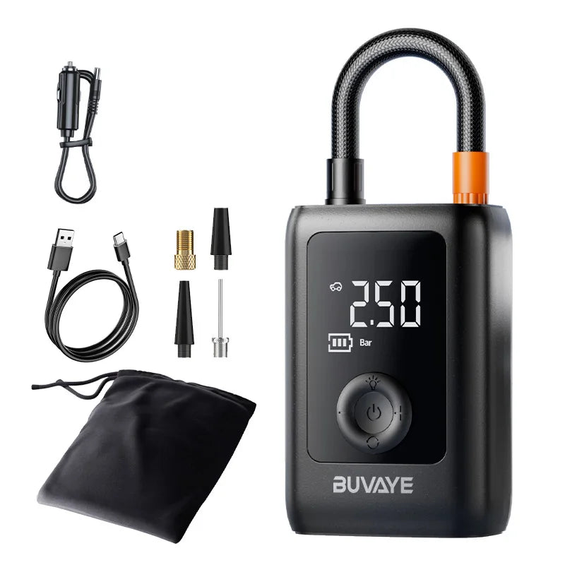 Portable Wireless Air Compressor For Tyre Inflation