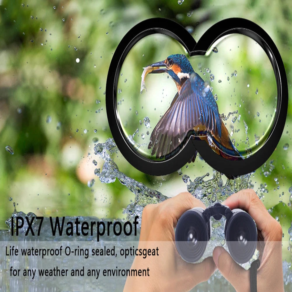 40x22 HD Binoculars – Long Range Mini Telescope with BAK4 Optics