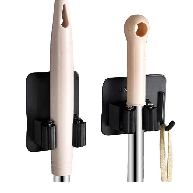 Wall-Mount Mop & Broom Holder