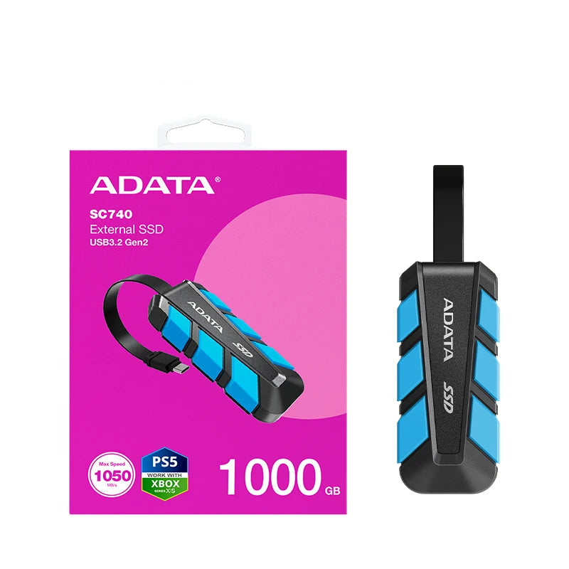 Portable SSD 500GB/1TB USB 3.2 (1050MB/s)