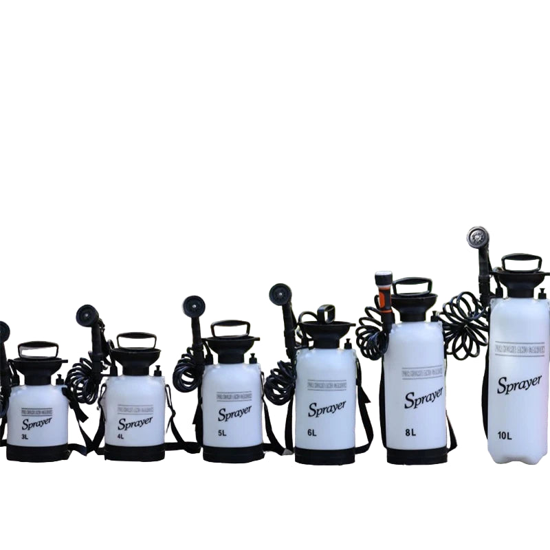 Portable Outdoor Manual Camping Shower – 3/5/8L with Hose