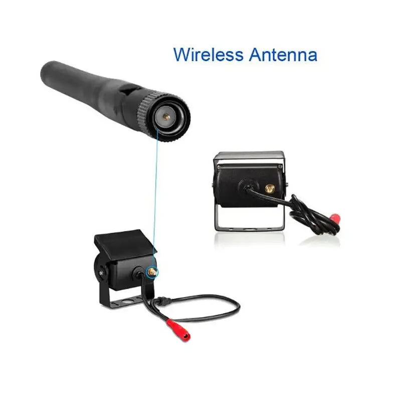 Wireless Reverse Camera Kit – 7" Monitor for Trucks, Buses & RVs with IR Night Vision