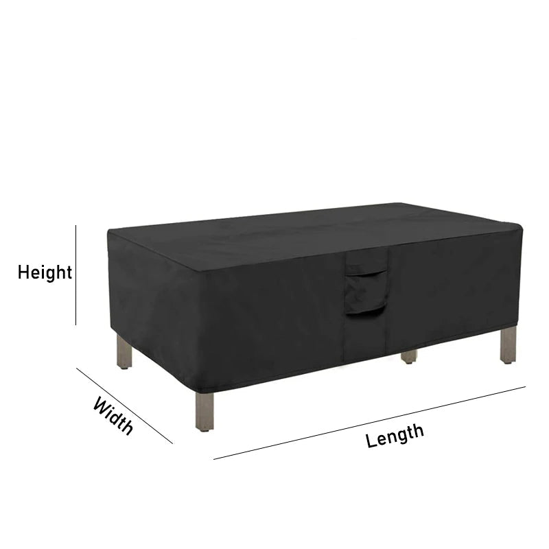 Heavy-Duty Outdoor Garden Furniture Cover – Waterproof, Windproof, Anti-UV Protection (various sizes available)