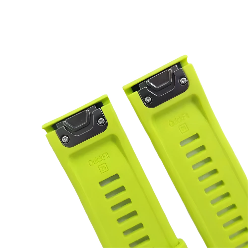 Quickfit Silicone Strap for the Garmin Watch Series (available of various range of models and 46 colours)