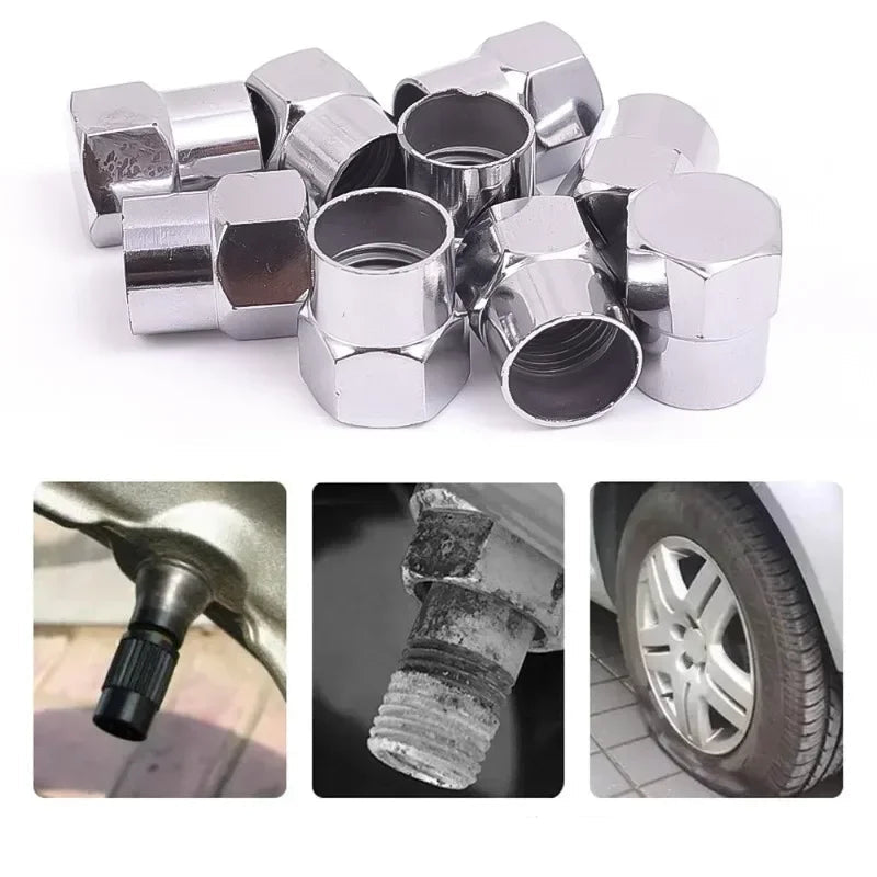 Universal Car Tire Valve Stem Caps (1–50pcs)