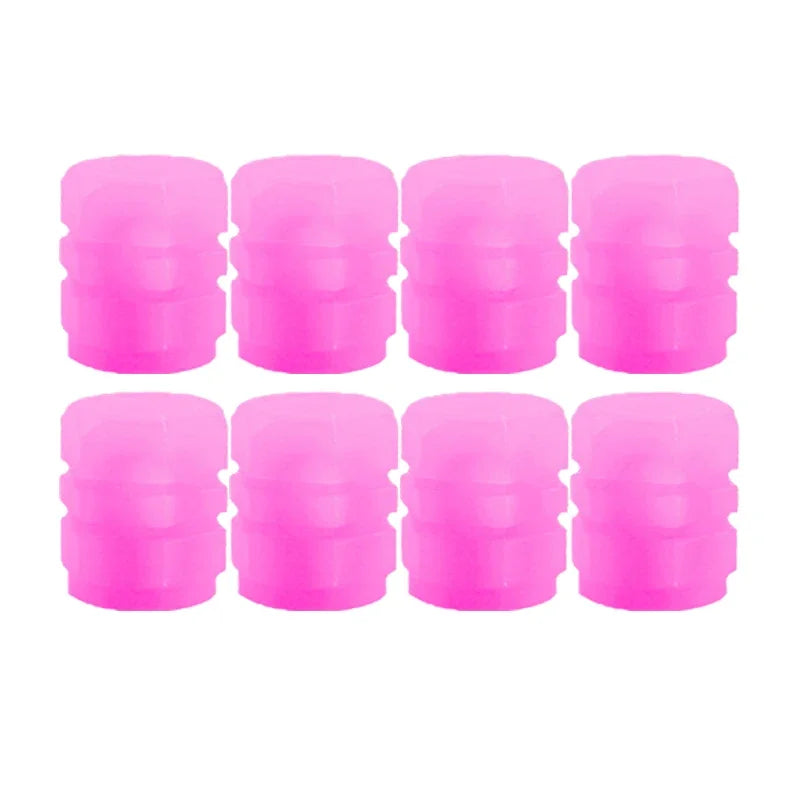 Luminous Fluorescent Tire Valve Caps