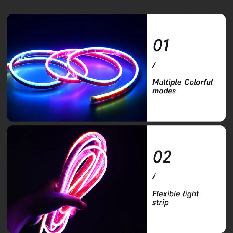 APP-Controlled LED Car Hood Light Strip (12V)