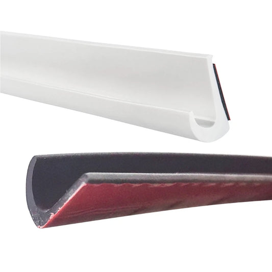 RV / Caravan Roof Rainwater Gutter PVC (available in Black & White)