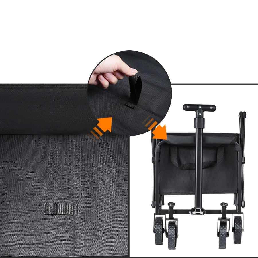 Foldable Portable Camping & Utility Cart – Heavy Duty