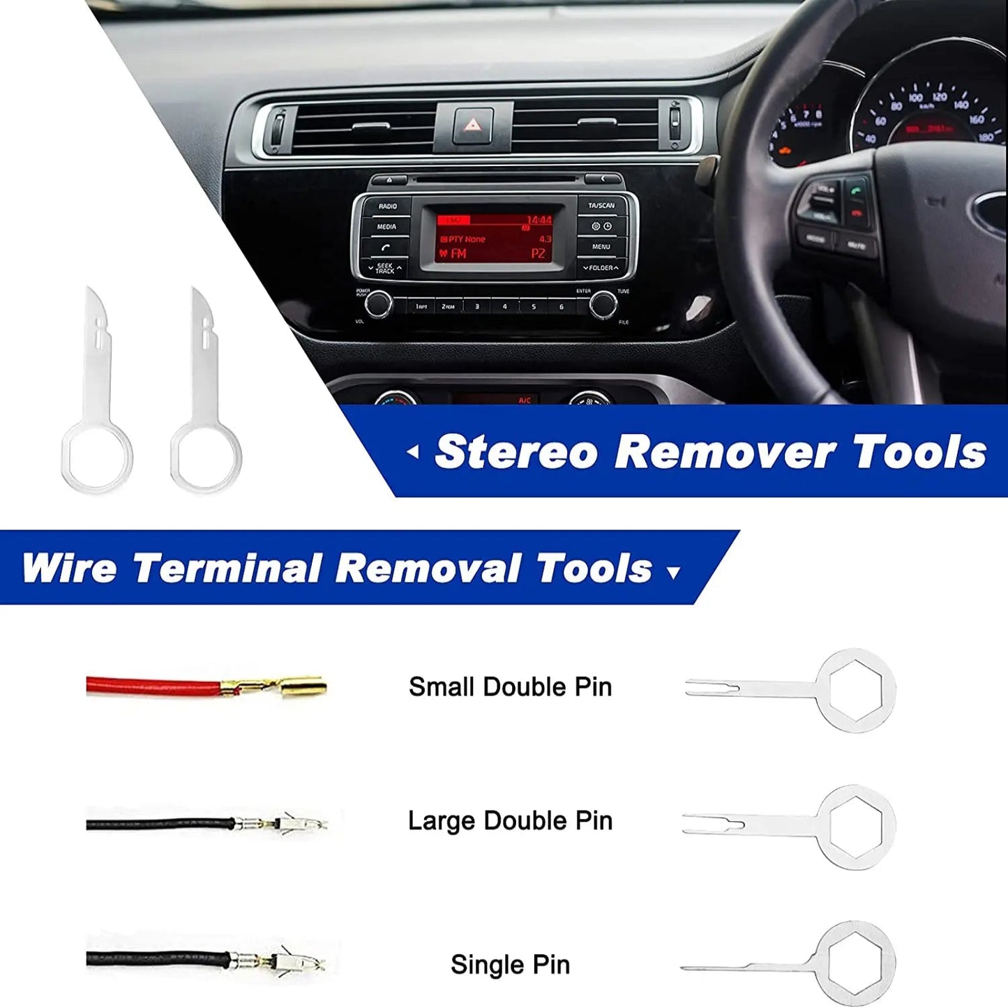 Car Interior Trim Removal Tool Kit (different sets & colours available)