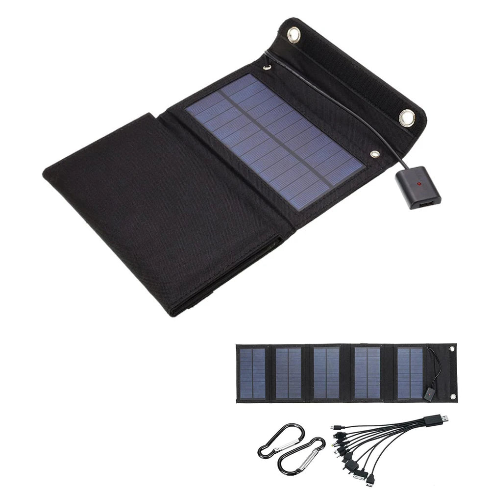 Foldable Solar Panel (12W & 5V)