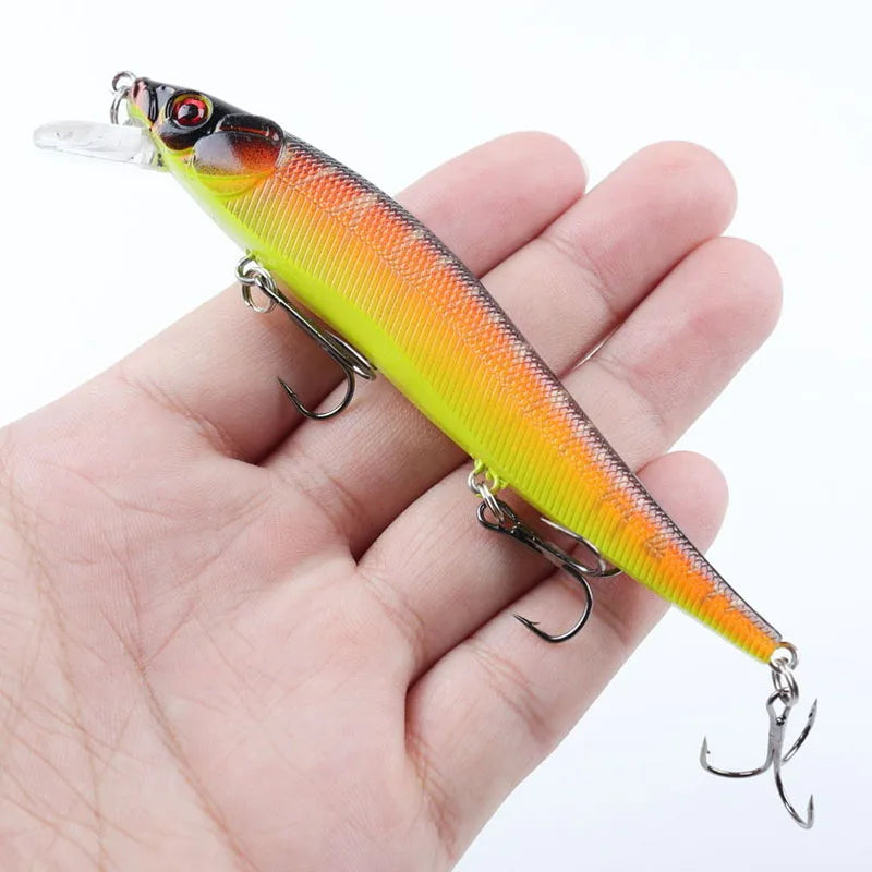 Bionic Hard Fishing Lure with 3D Eyes (11.5cm/14g) – 5/10pcs