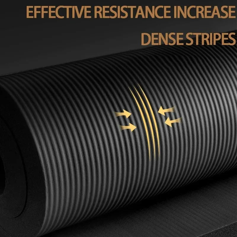 15mm Thick Yoga Mat – Anti-Slip Fitness & Pilates Mat (4 colours available)