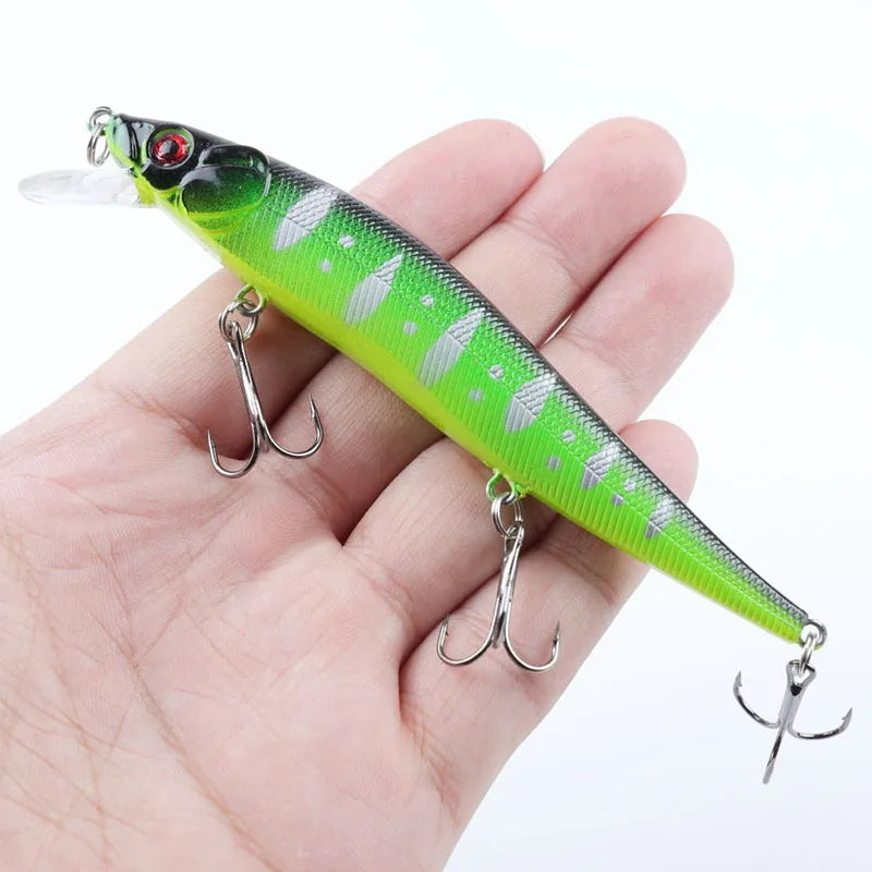 Bionic Hard Fishing Lure with 3D Eyes (11.5cm/14g) – 5/10pcs