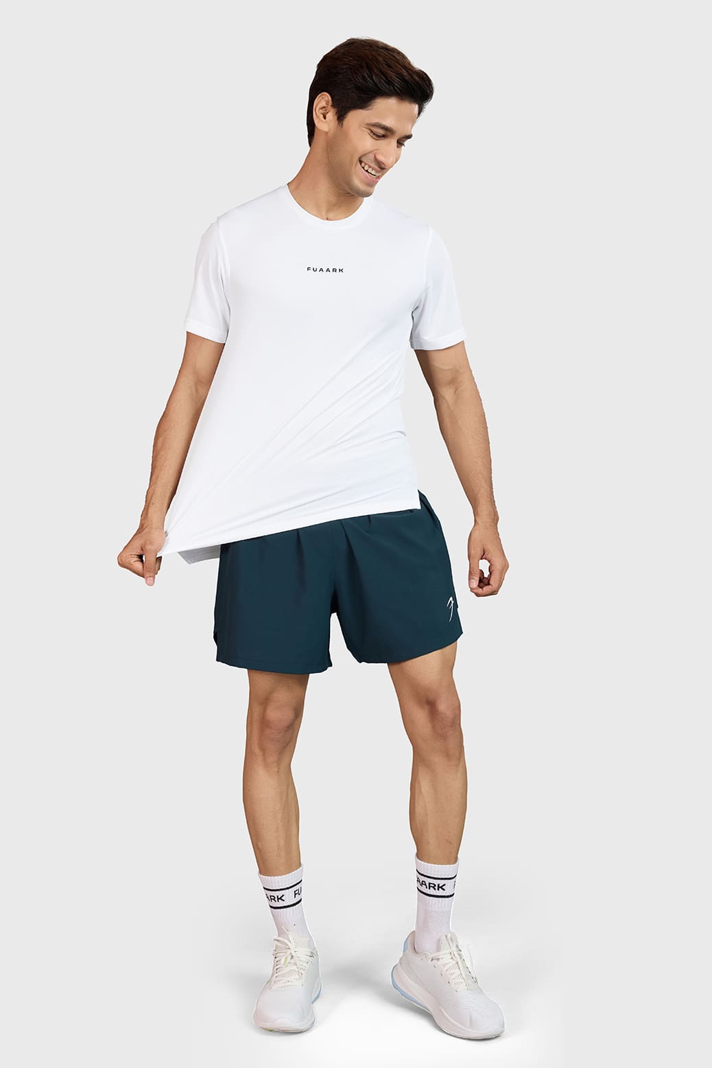 Slate Running T-shirt White