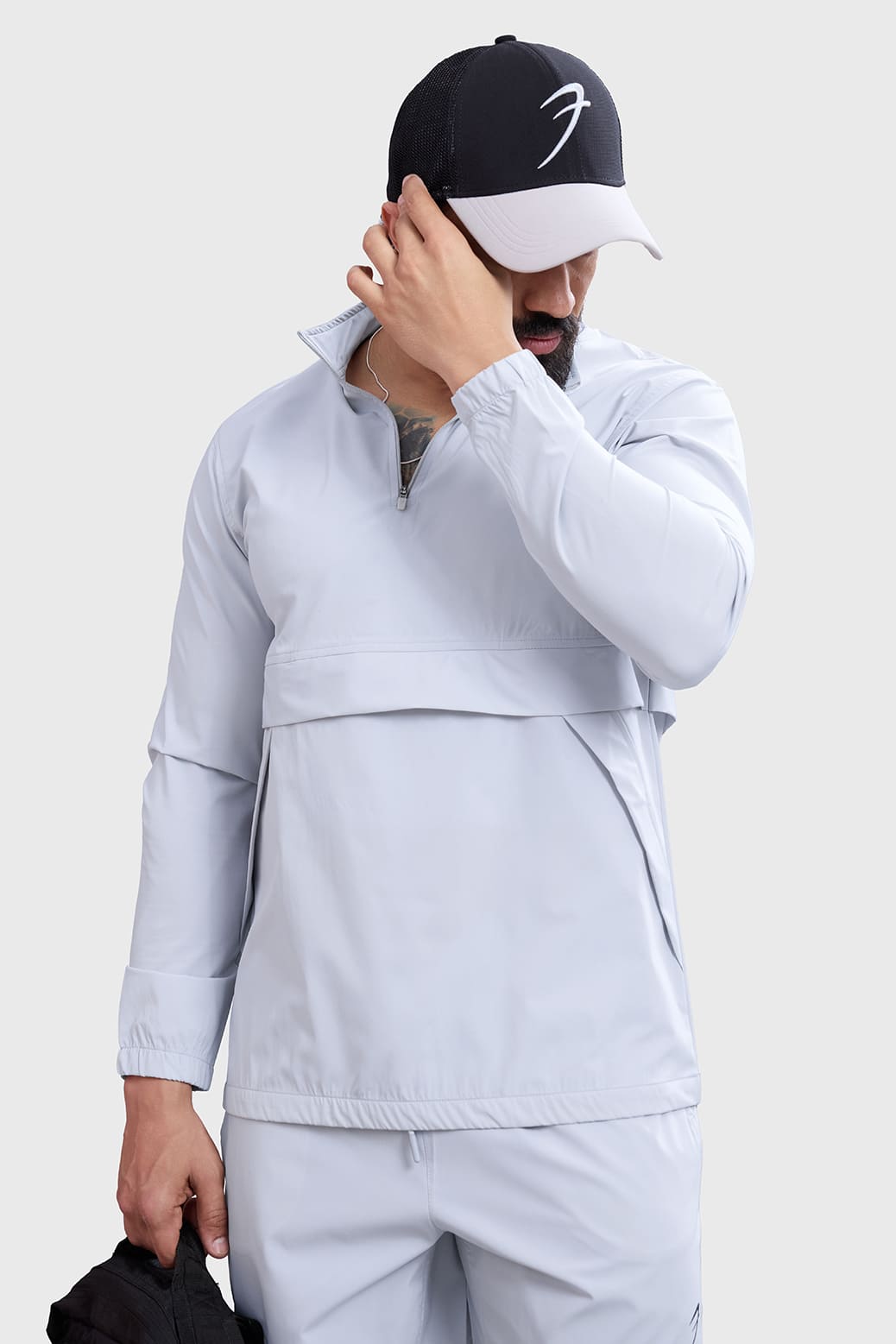 Thread Pullover Light Grey