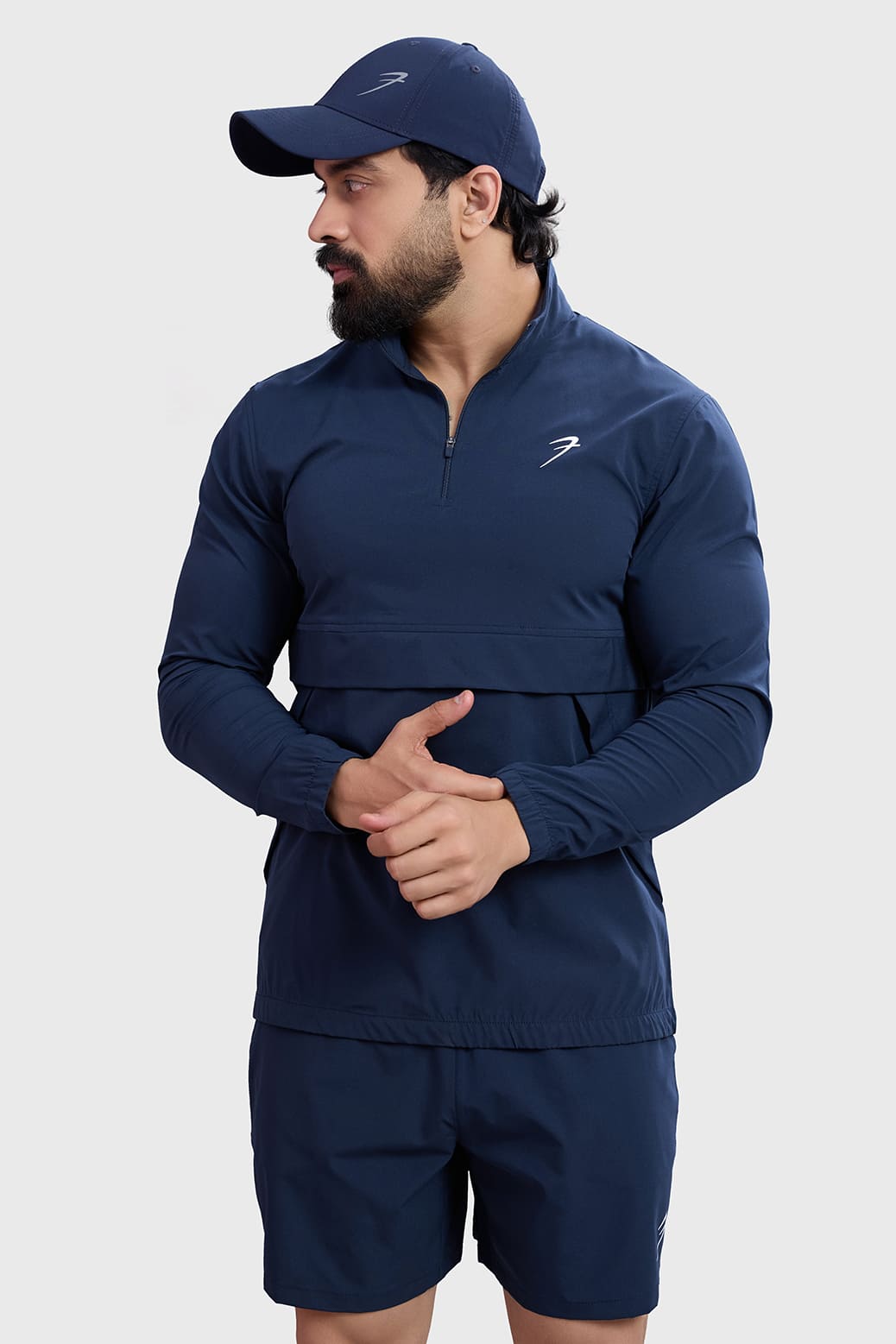 Thread Pullover Navy